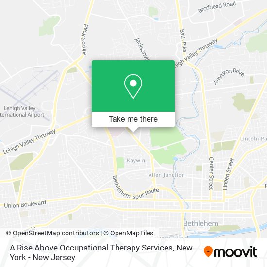 A Rise Above Occupational Therapy Services map