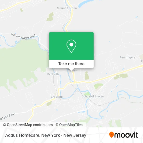 Addus Homecare map