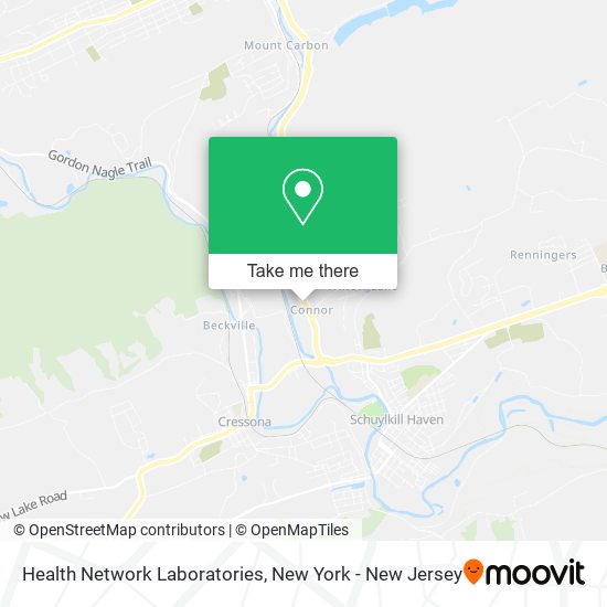 Health Network Laboratories map