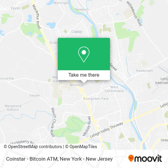 Coinstar - Bitcoin ATM map
