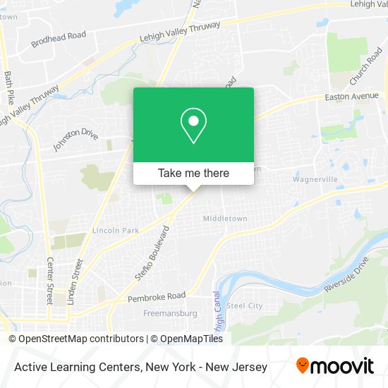 Active Learning Centers map