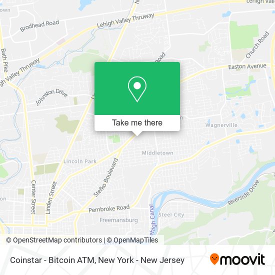 Coinstar - Bitcoin ATM map