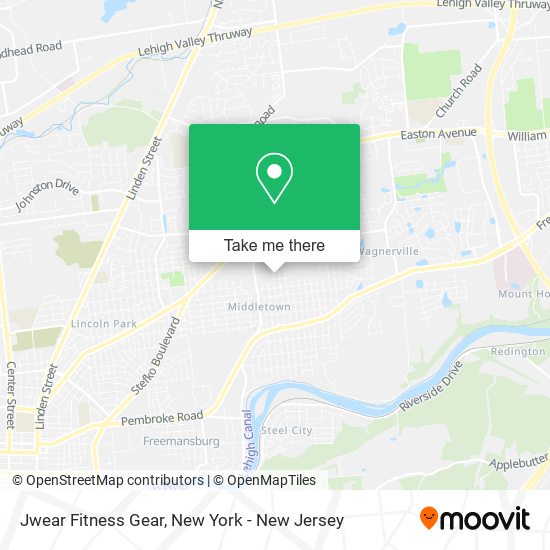 Jwear Fitness Gear map