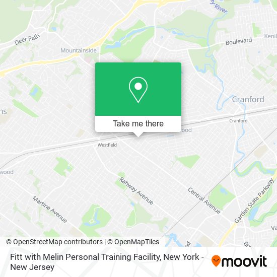 Fitt with Melin Personal Training Facility map