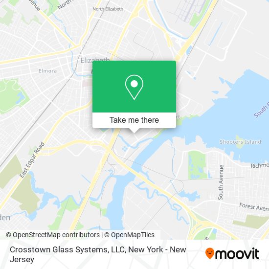 Mapa de Crosstown Glass Systems, LLC