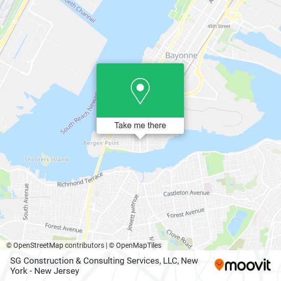 Mapa de SG Construction & Consulting Services, LLC