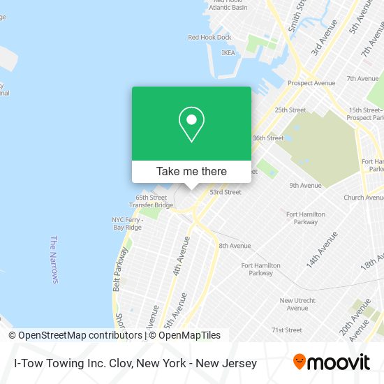 Mapa de I-Tow Towing Inc. Clov