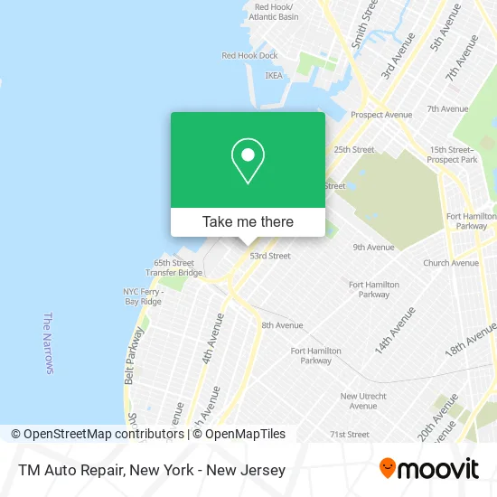 TM Auto Repair map