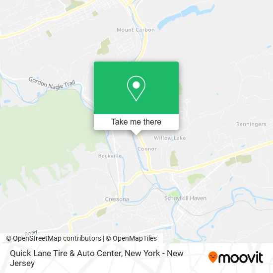Quick Lane Tire & Auto Center map
