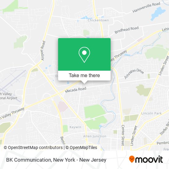Mapa de BK Communication
