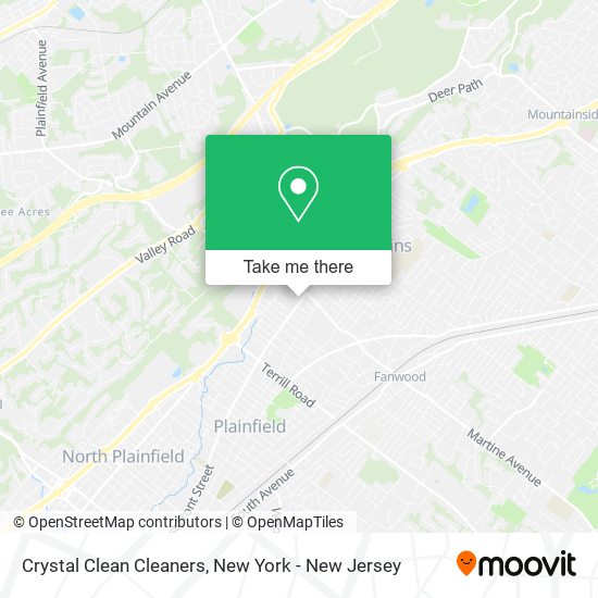 Crystal Clean Cleaners map