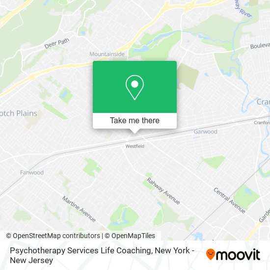 Mapa de Psychotherapy Services Life Coaching