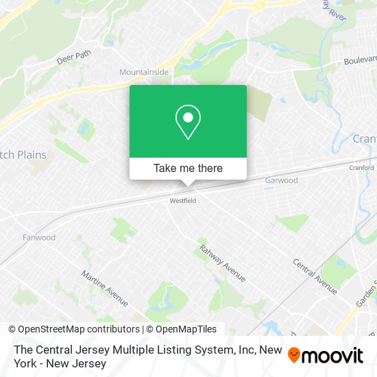 The Central Jersey Multiple Listing System, Inc map