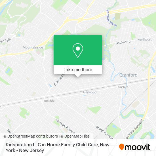Mapa de Kidspiration LLC in Home Family Child Care