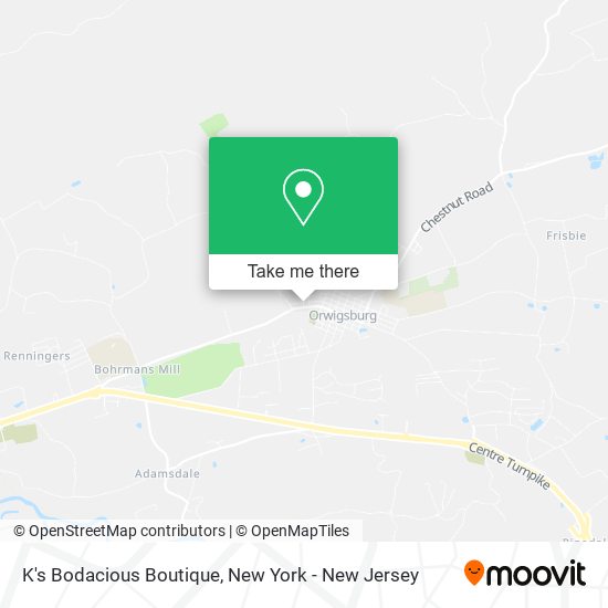 Mapa de K's Bodacious Boutique