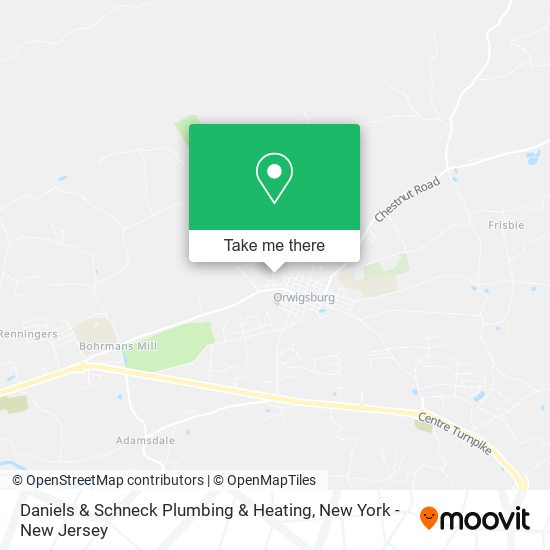 Daniels & Schneck Plumbing & Heating map