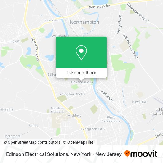 Edinson Electrical Solutions map