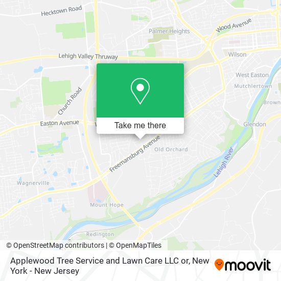 Mapa de Applewood Tree Service and Lawn Care LLC or