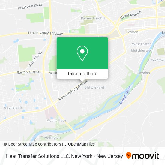 Heat Transfer Solutions LLC map