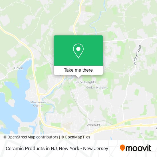 Ceramic Products in NJ map