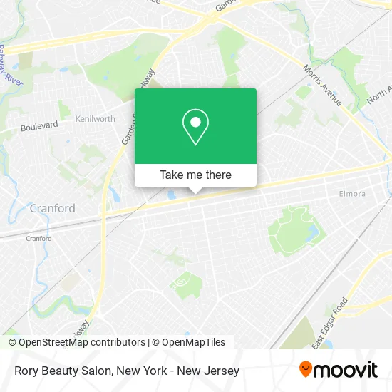 Rory Beauty Salon map