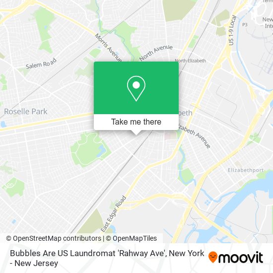 Bubbles Are US Laundromat 'Rahway Ave' map