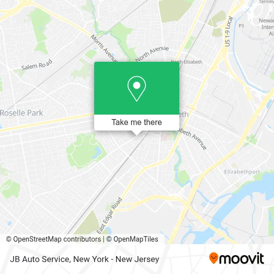 JB Auto Service map