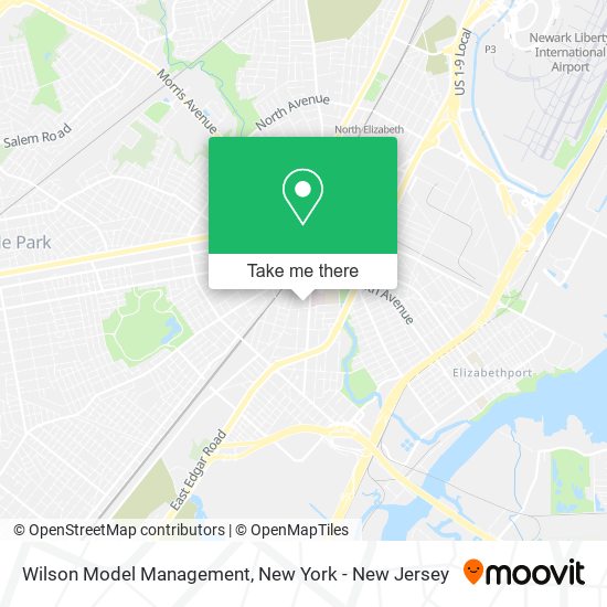 Wilson Model Management map