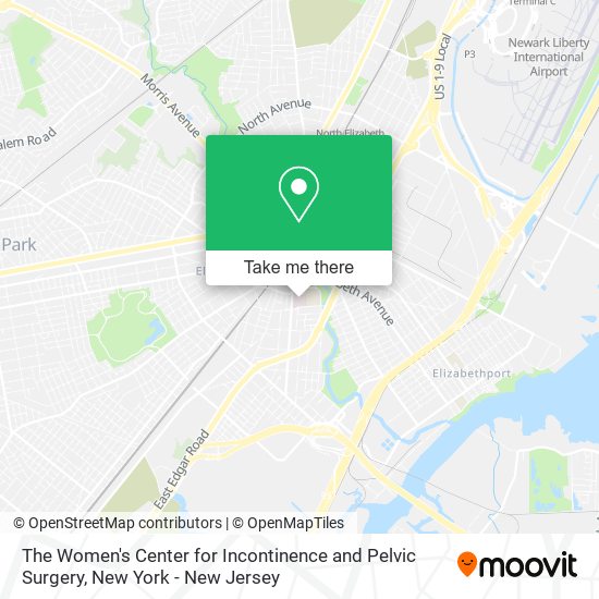 Mapa de The Women's Center for Incontinence and Pelvic Surgery