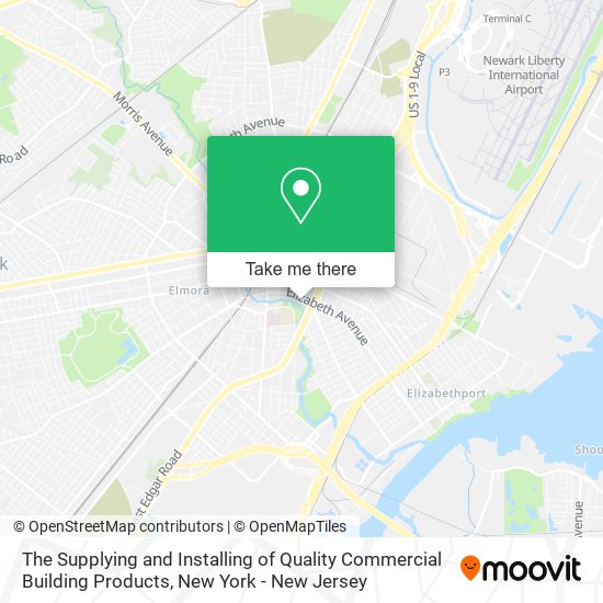 The Supplying and Installing of Quality Commercial Building Products map