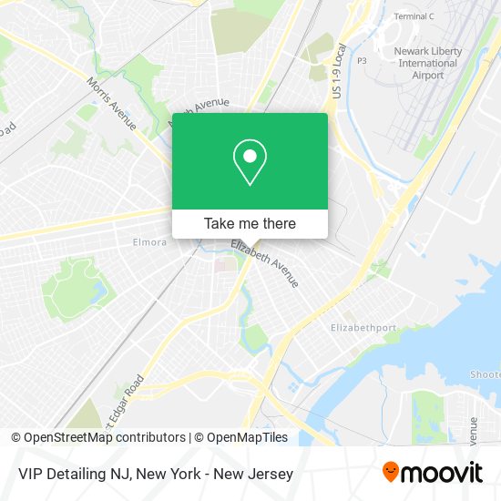 VIP Detailing NJ map