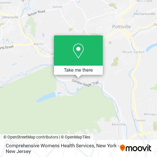 Comprehensive Womens Health Services map