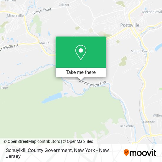 Mapa de Schuylkill County Government