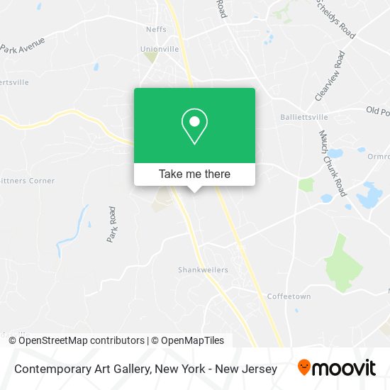 Mapa de Contemporary Art Gallery