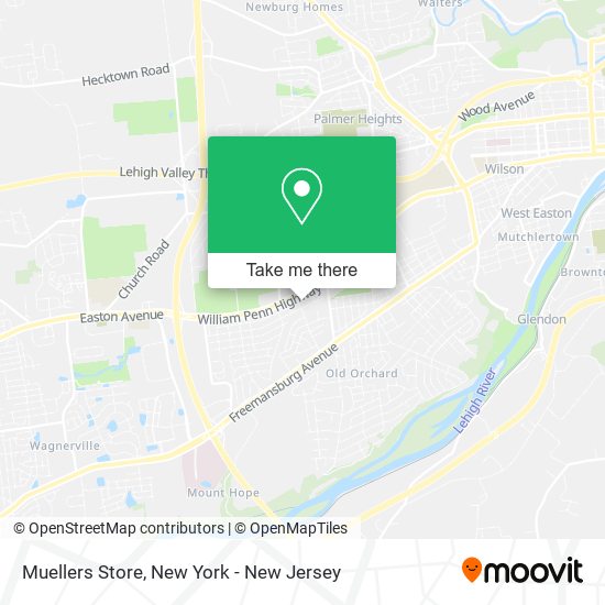 Muellers Store map