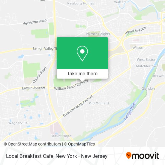 Local Breakfast Cafe map