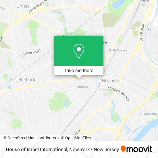 Mapa de House of Israel International