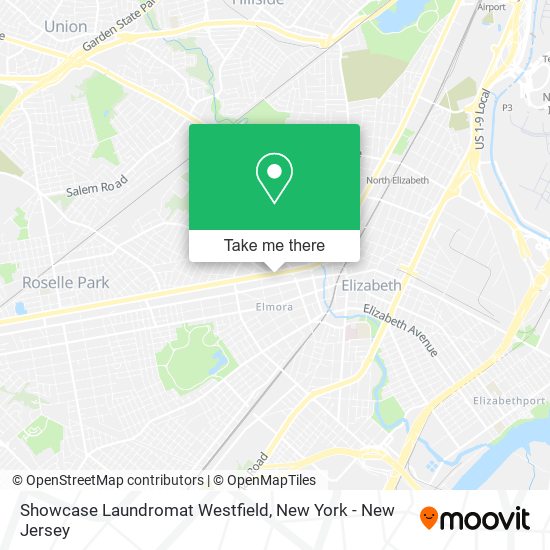 Mapa de Showcase Laundromat Westfield