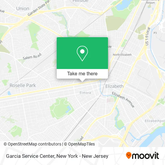Garcia Service Center map