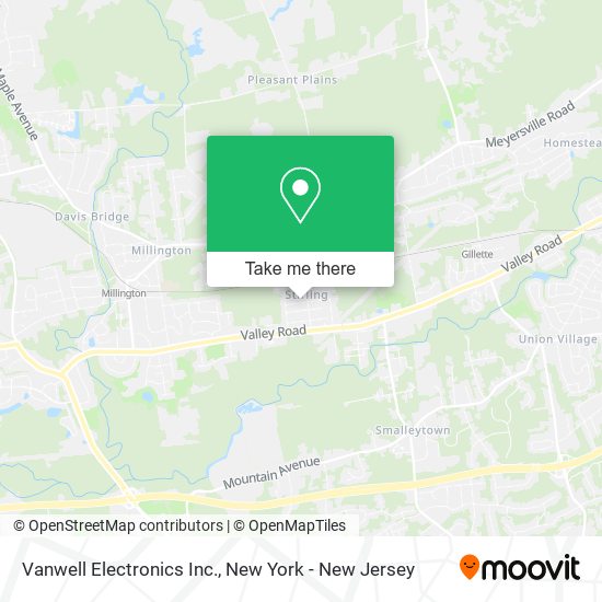 Mapa de Vanwell Electronics Inc.