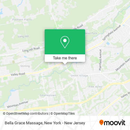Mapa de Bella Grace Massage