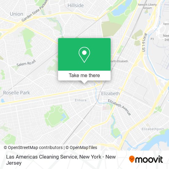 Las Americas Cleaning Service map