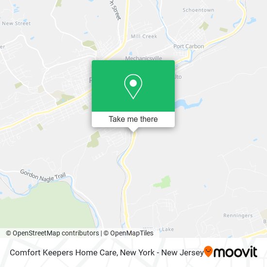 Mapa de Comfort Keepers Home Care