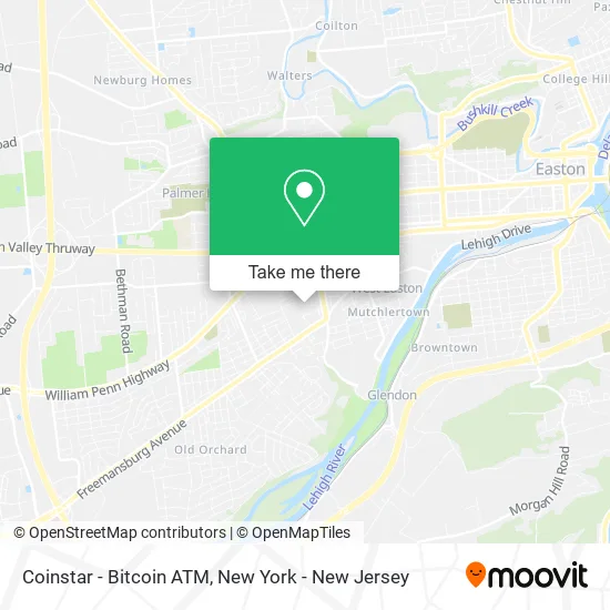 Coinstar - Bitcoin ATM map