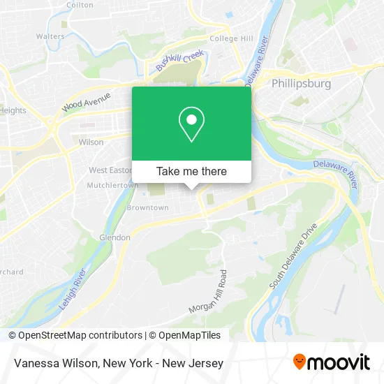 Vanessa Wilson map