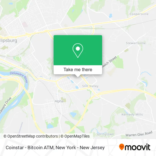Coinstar - Bitcoin ATM map