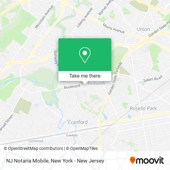Mapa de NJ Notaria Mobile