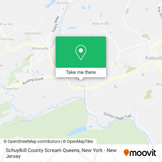 Schuylkill County Scream Queens map