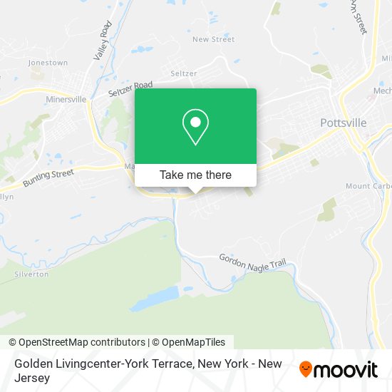 Golden Livingcenter-York Terrace map