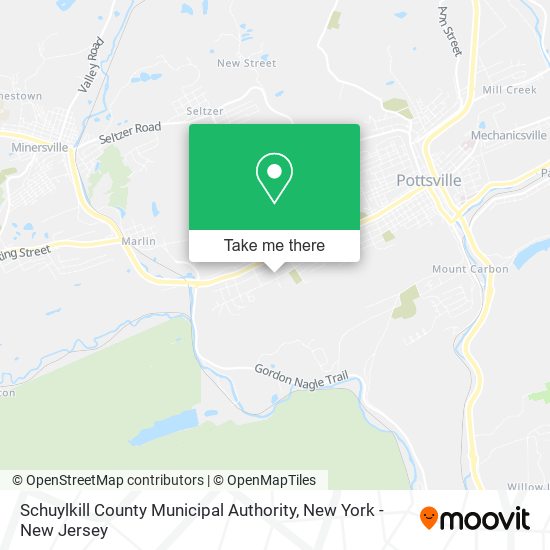 Schuylkill County Municipal Authority map